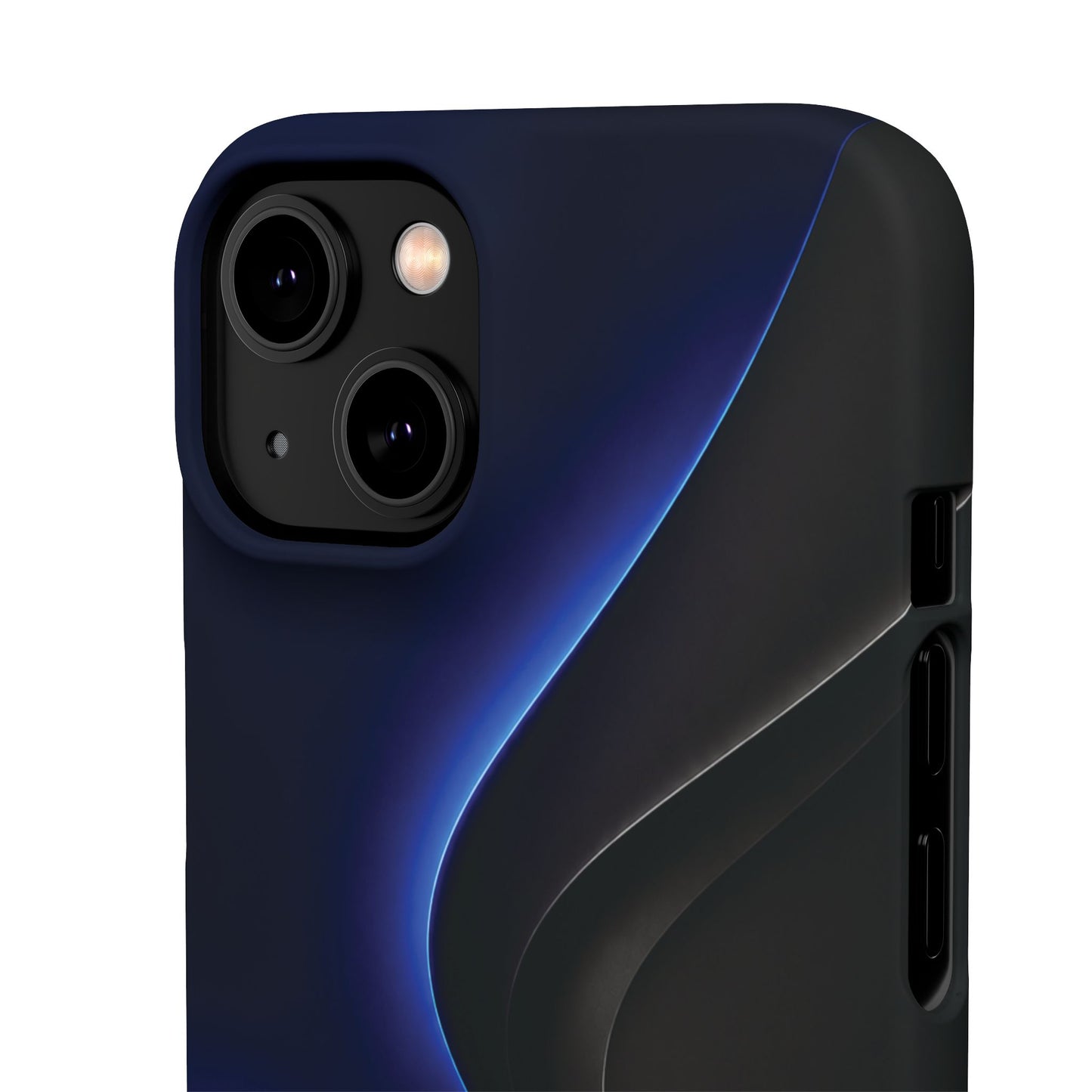 Phone Case — Nexora Blue Wave Matte Snap Case