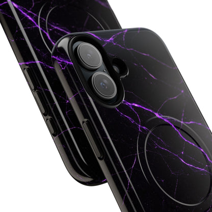 Nexora Purple Marble Magnetic Phone Case