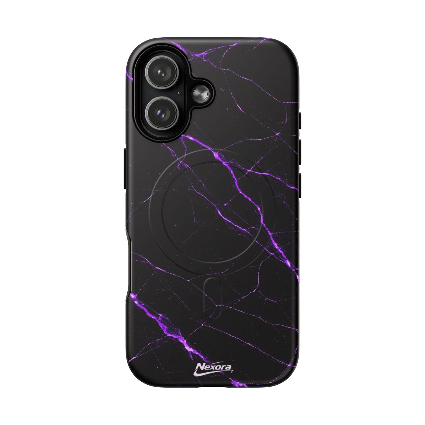 Nexora Purple Marble Magnetic Phone Case
