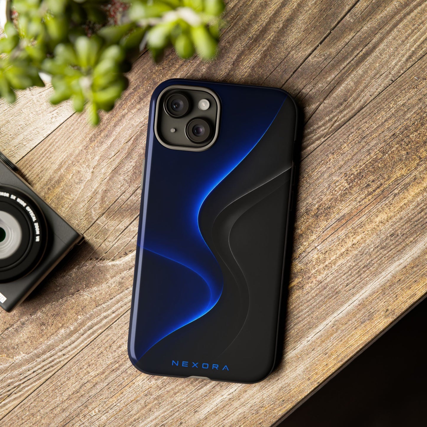 Phone Case — NEXORA Blue Wave Tough Protective Case