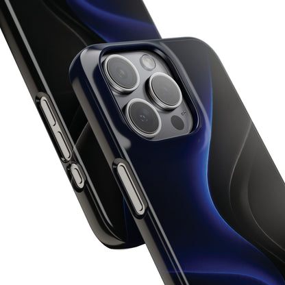 Phone Case — Nexora Blue Wave Matte Snap Case