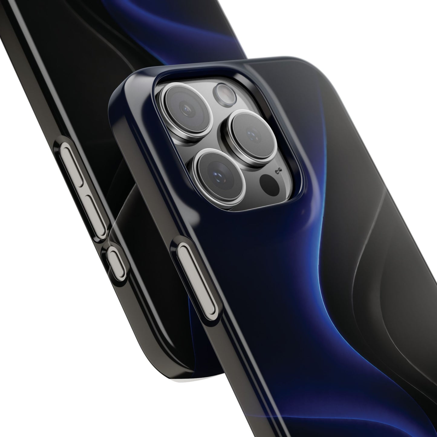 Phone Case — Nexora Blue Wave Matte Snap Case