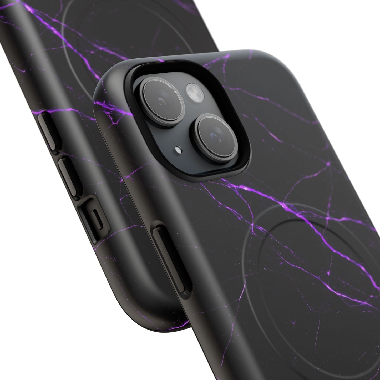 Nexora Purple Marble Magnetic Phone Case