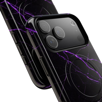Nexora Purple Marble Magnetic Phone Case