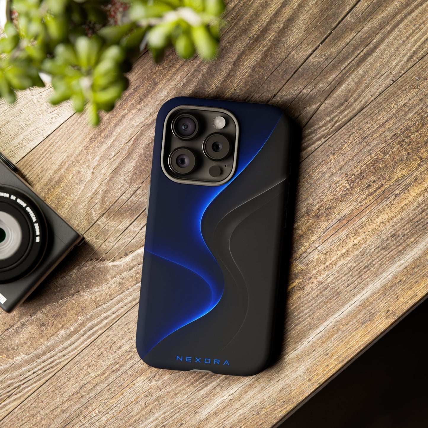 Phone Case — NEXORA Blue Wave Tough Protective Case