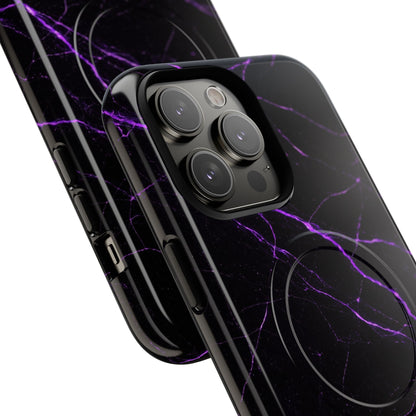 Nexora Purple Marble Magnetic Phone Case