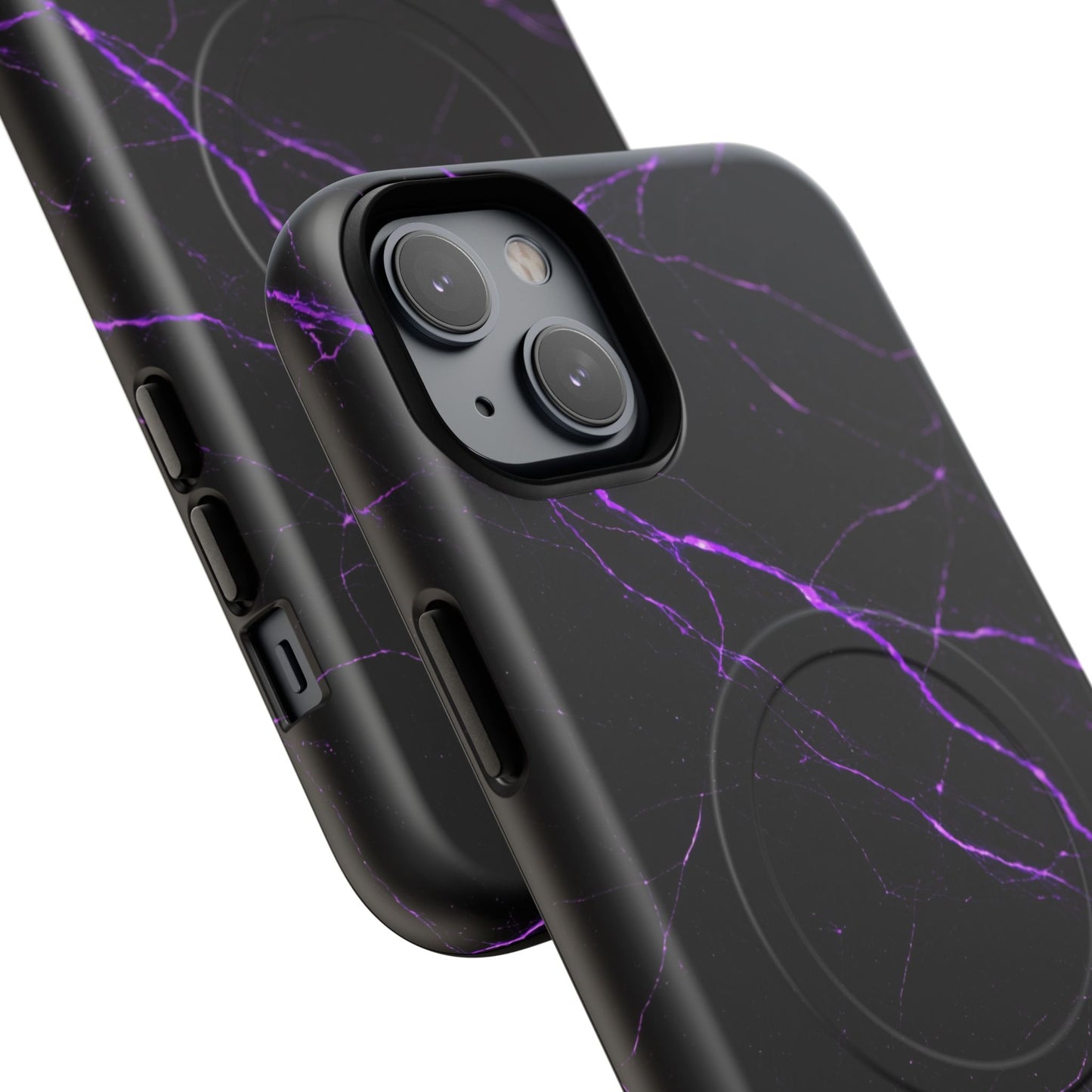 Nexora Purple Marble Magnetic Phone Case