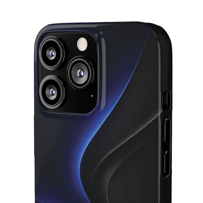 Phone Case — Nexora Blue Wave Matte Snap Case