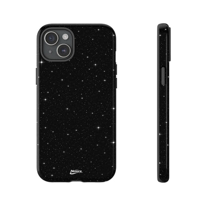 Nexora Galaxy Tough Phone Case — Black Stardust Protective Case