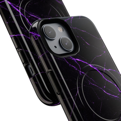 Nexora Purple Marble Magnetic Phone Case