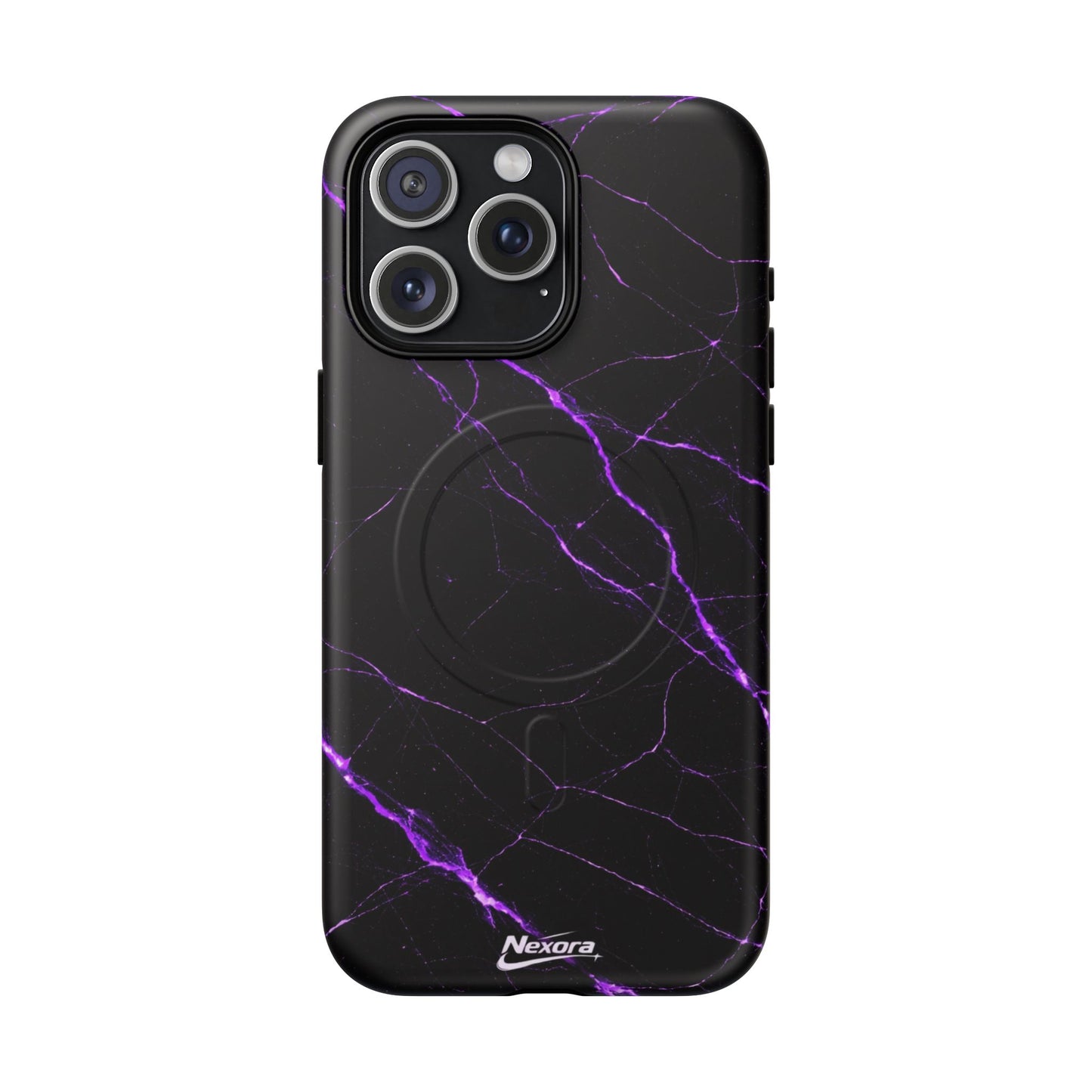 Nexora Purple Marble Magnetic Phone Case