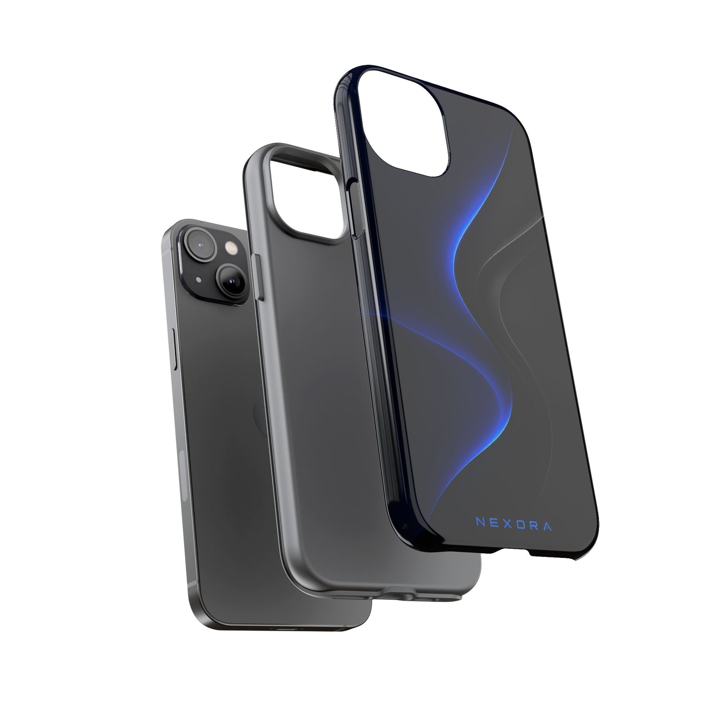Phone Case — NEXORA Blue Wave Tough Protective Case