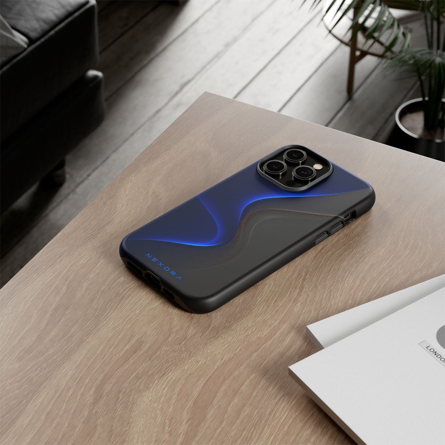 Phone Case — NEXORA Blue Wave Tough Protective Case