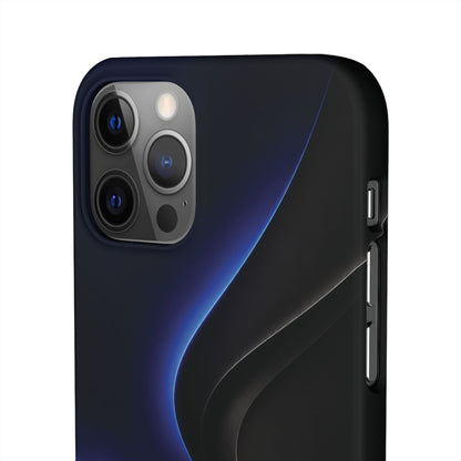 Phone Case — Nexora Blue Wave Matte Snap Case