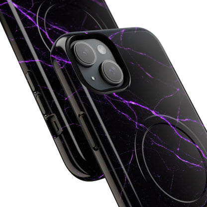 Nexora Purple Marble Magnetic Phone Case