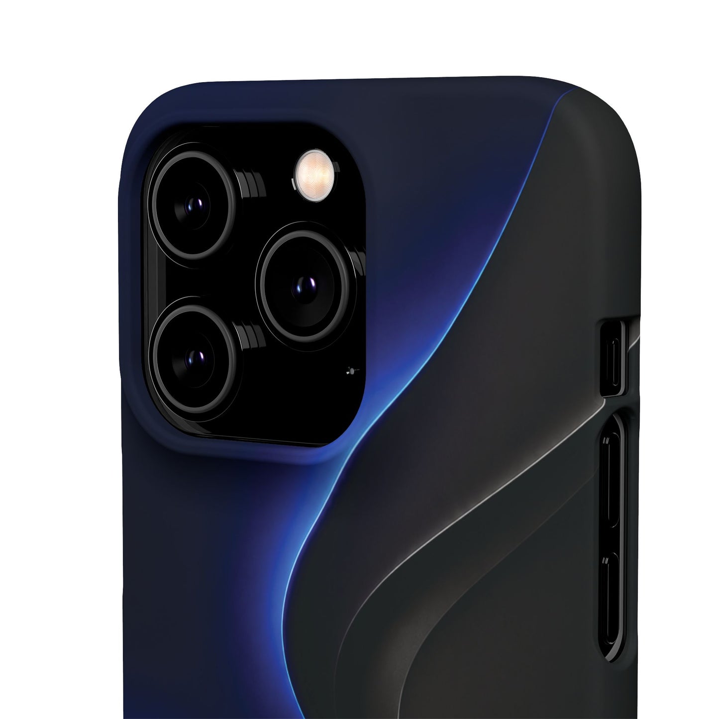 Phone Case — Nexora Blue Wave Matte Snap Case
