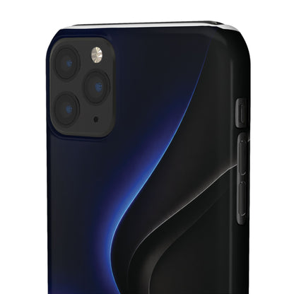 Phone Case — Nexora Blue Wave Matte Snap Case