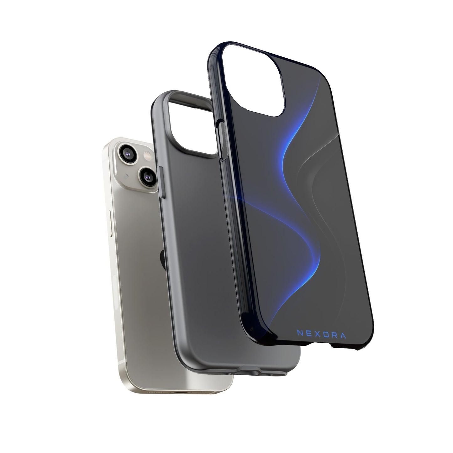 Phone Case — NEXORA Blue Wave Tough Protective Case
