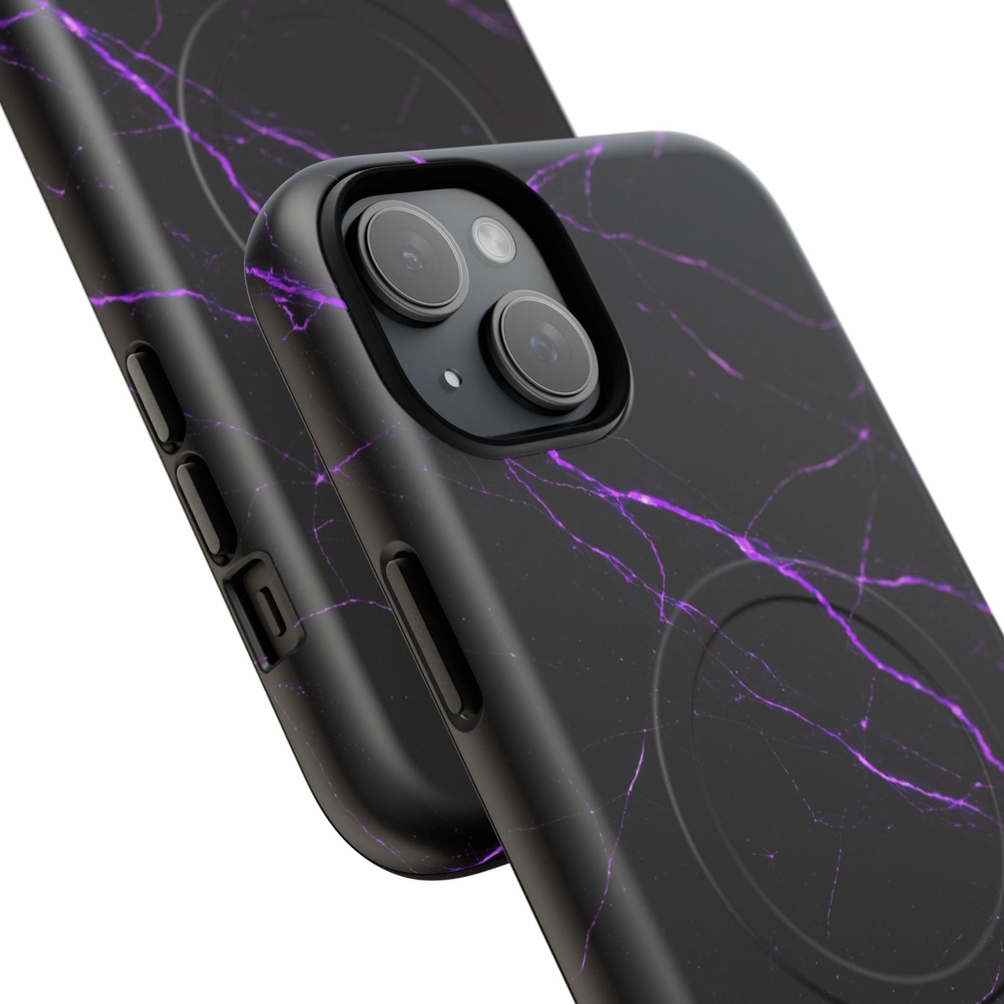 Nexora Purple Marble Magnetic Phone Case