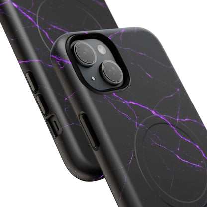 Nexora Purple Marble Magnetic Phone Case