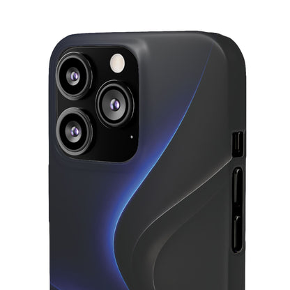Phone Case — Nexora Blue Wave Matte Snap Case