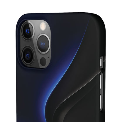 Phone Case — Nexora Blue Wave Matte Snap Case