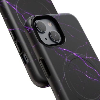 Nexora Purple Marble Magnetic Phone Case