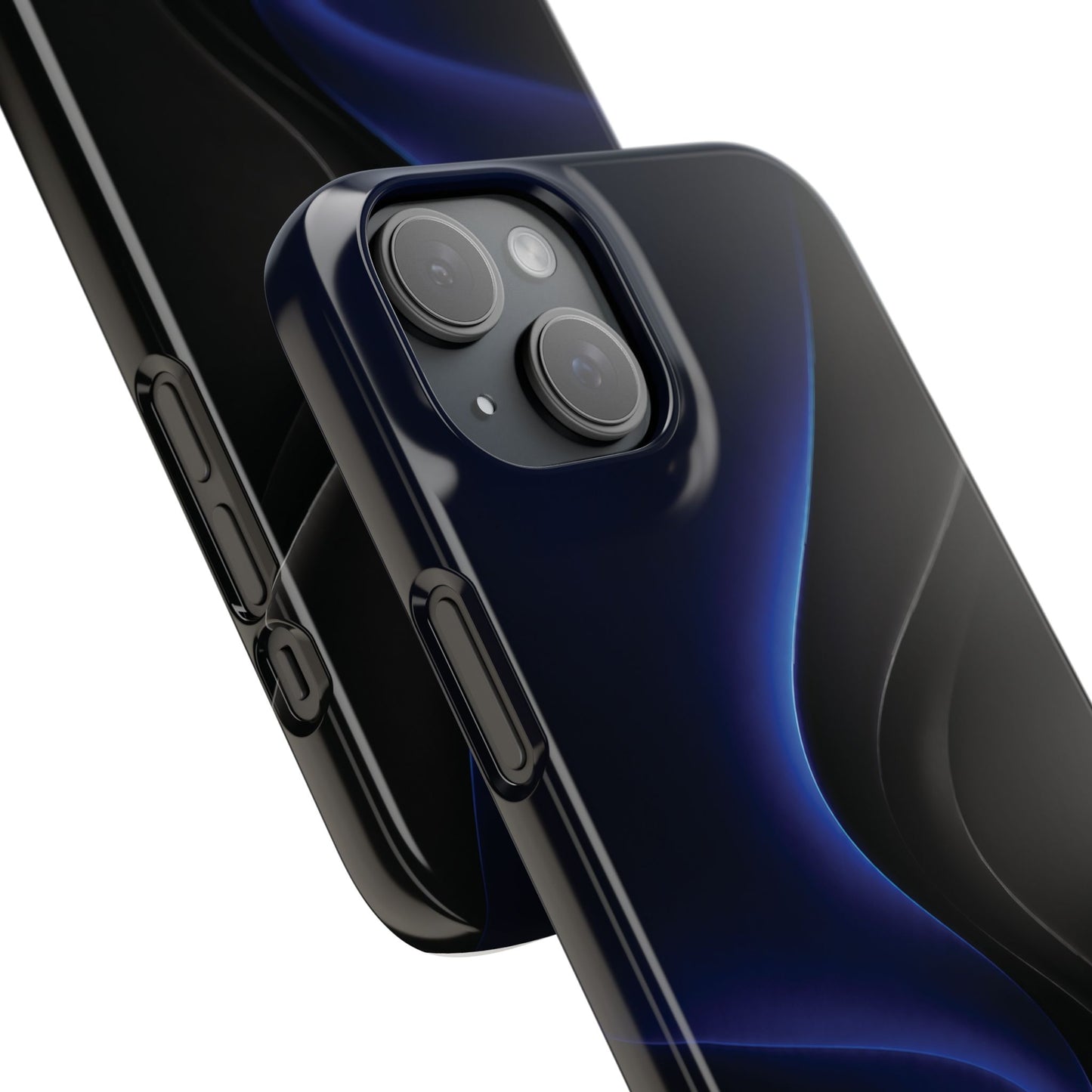 Phone Case — Nexora Blue Wave Matte Snap Case