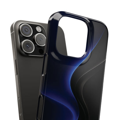 Phone Case — Nexora Blue Wave Matte Snap Case