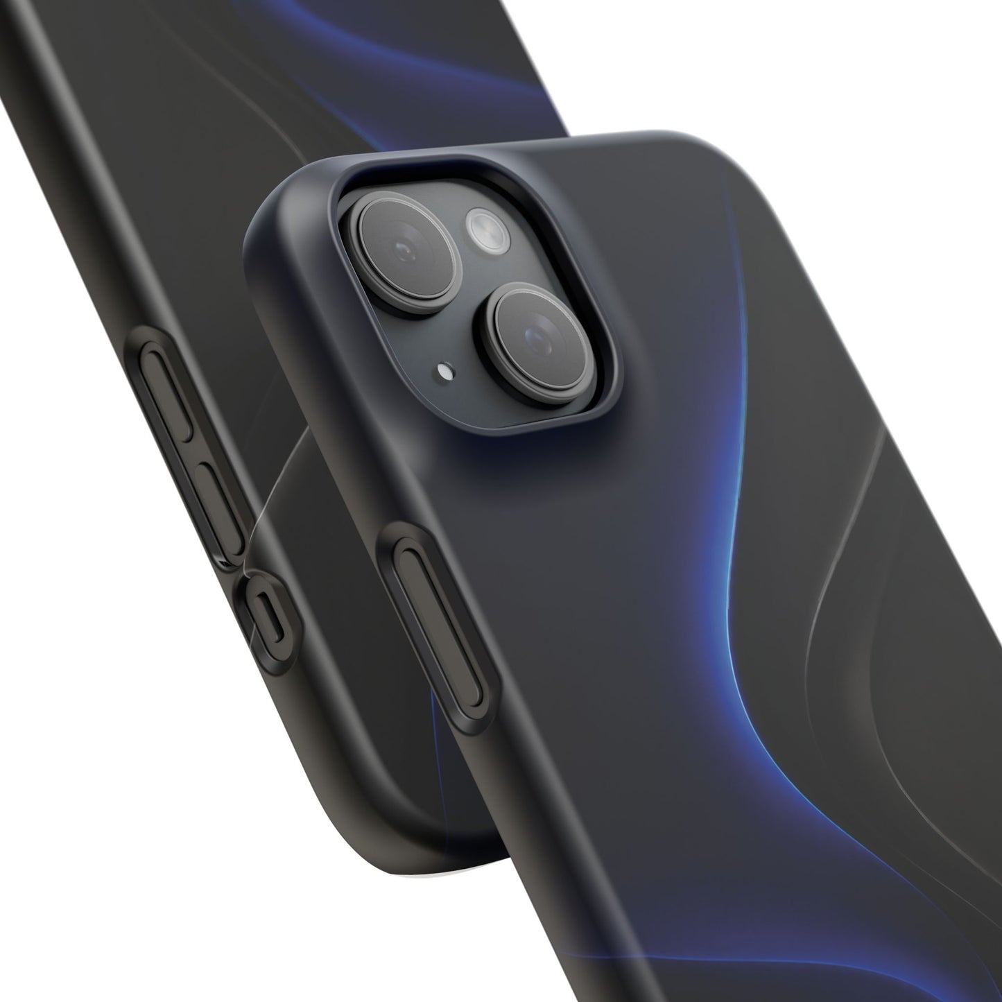 Phone Case — Nexora Blue Wave Matte Snap Case