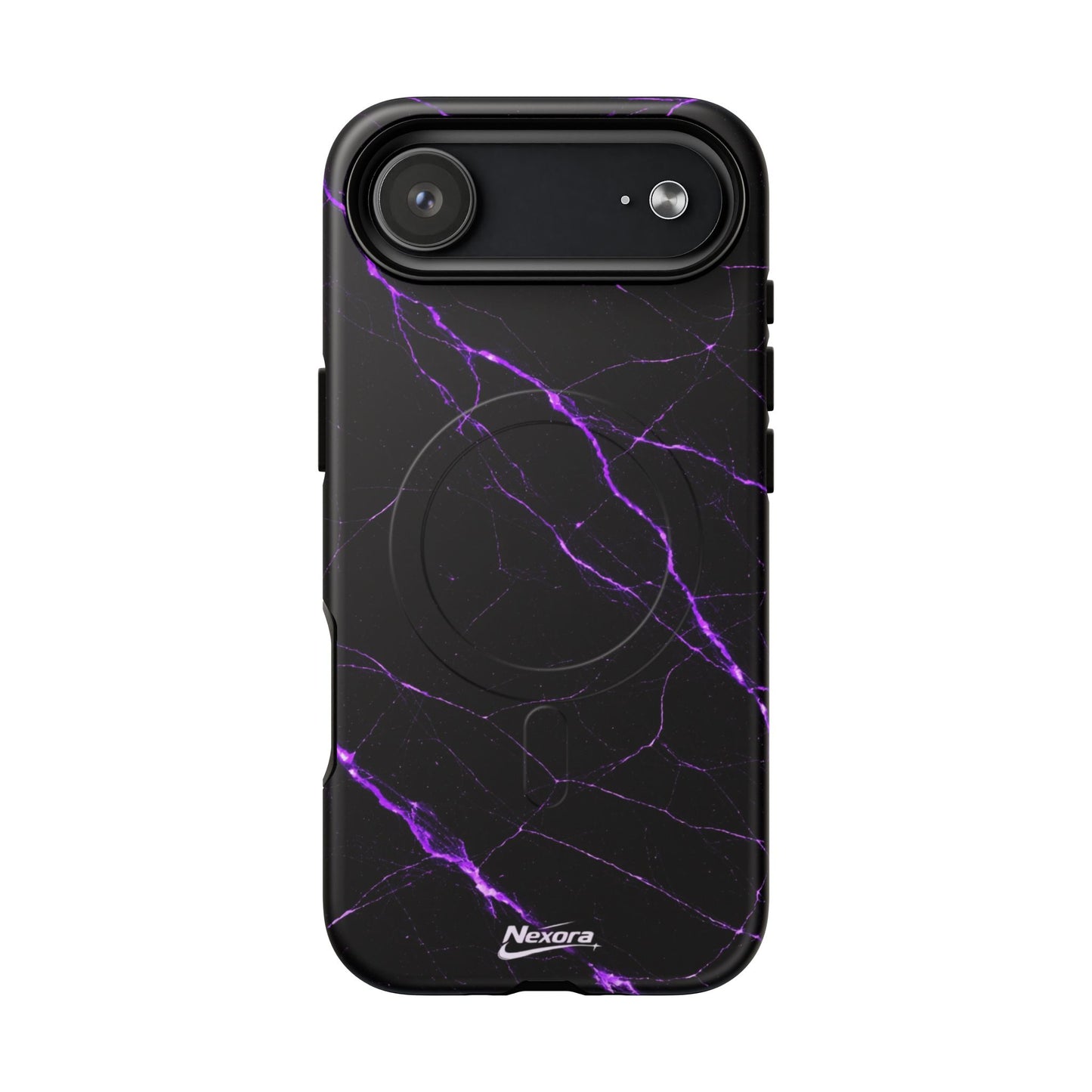 Nexora Purple Marble Magnetic Phone Case