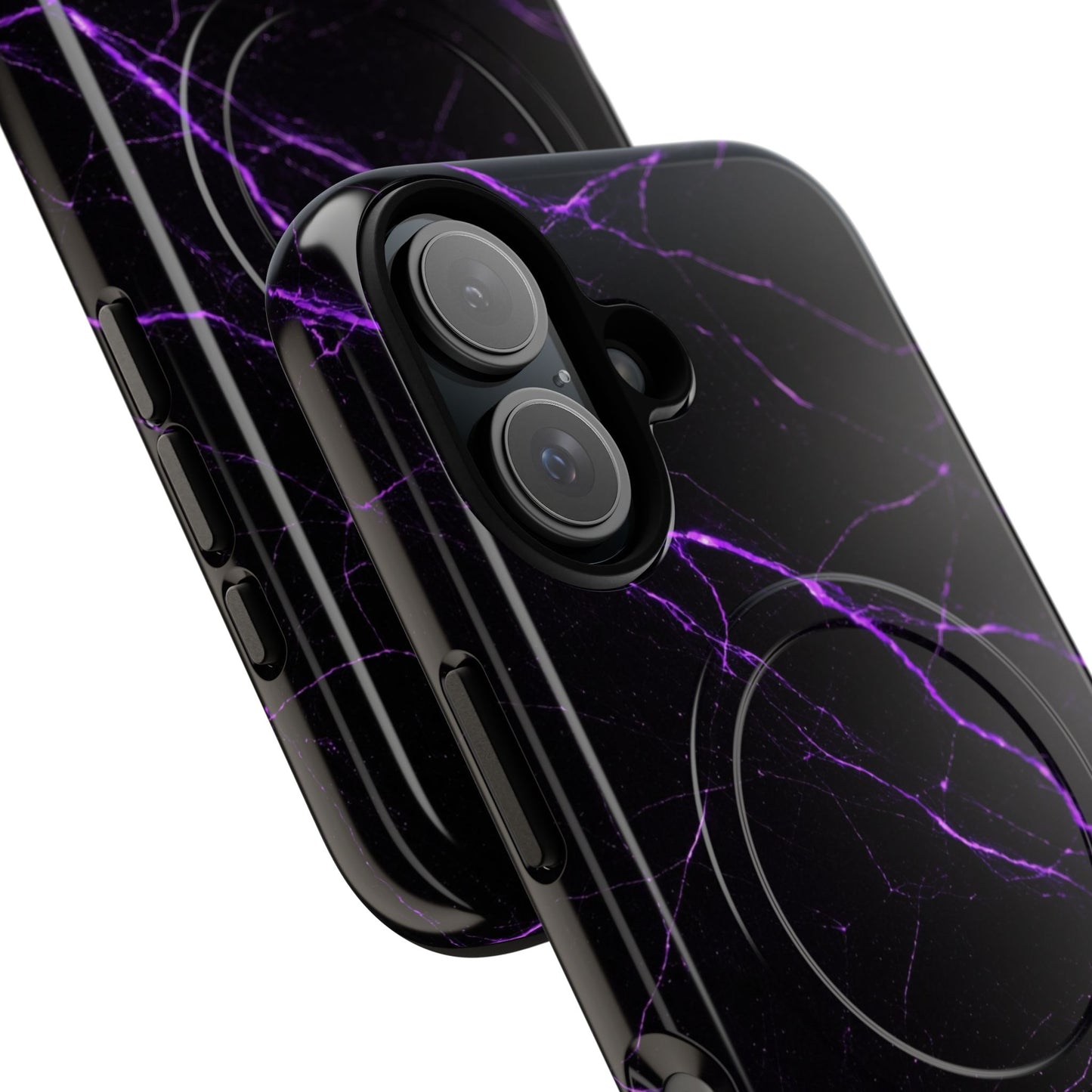 Nexora Purple Marble Magnetic Phone Case