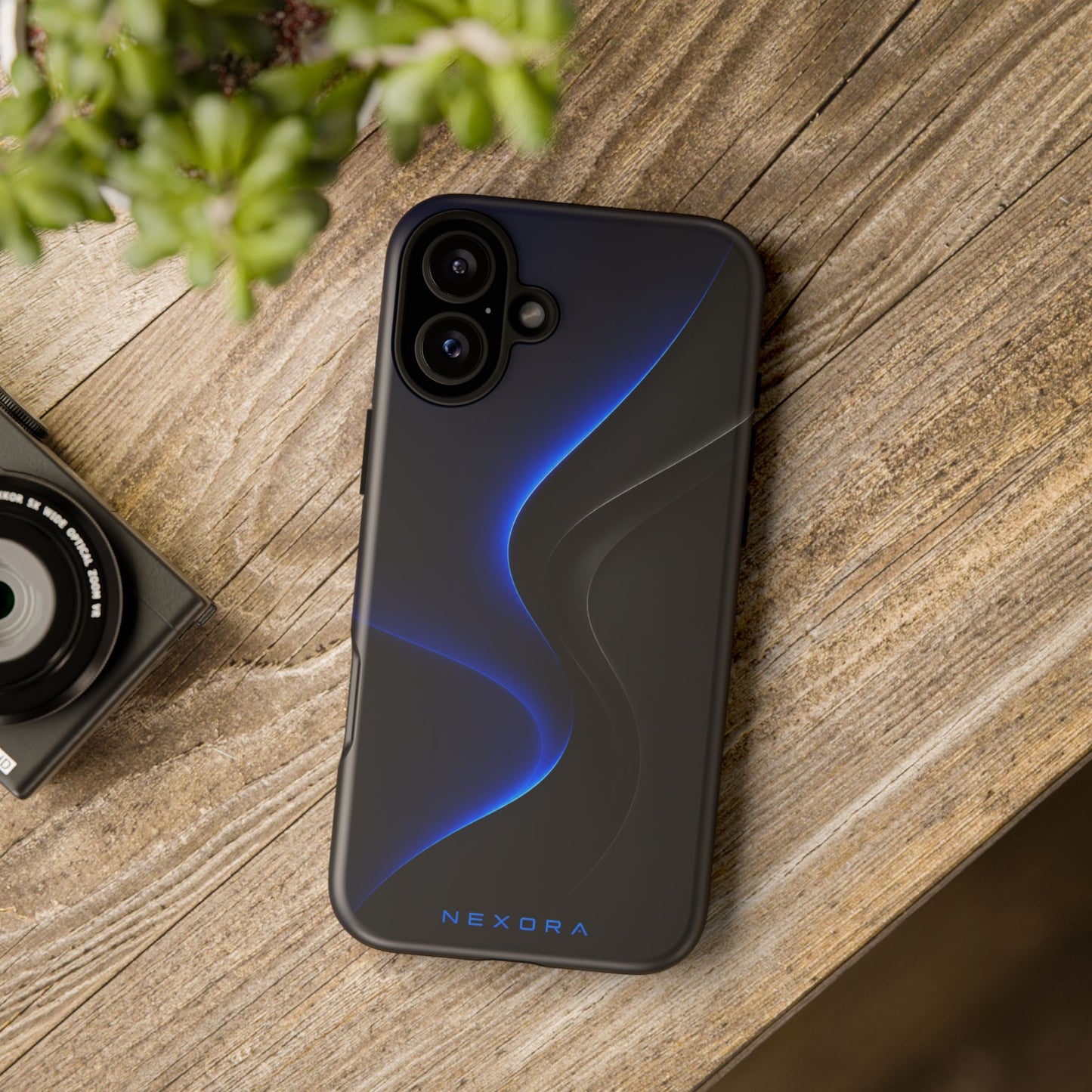 Phone Case — NEXORA Blue Wave Tough Protective Case
