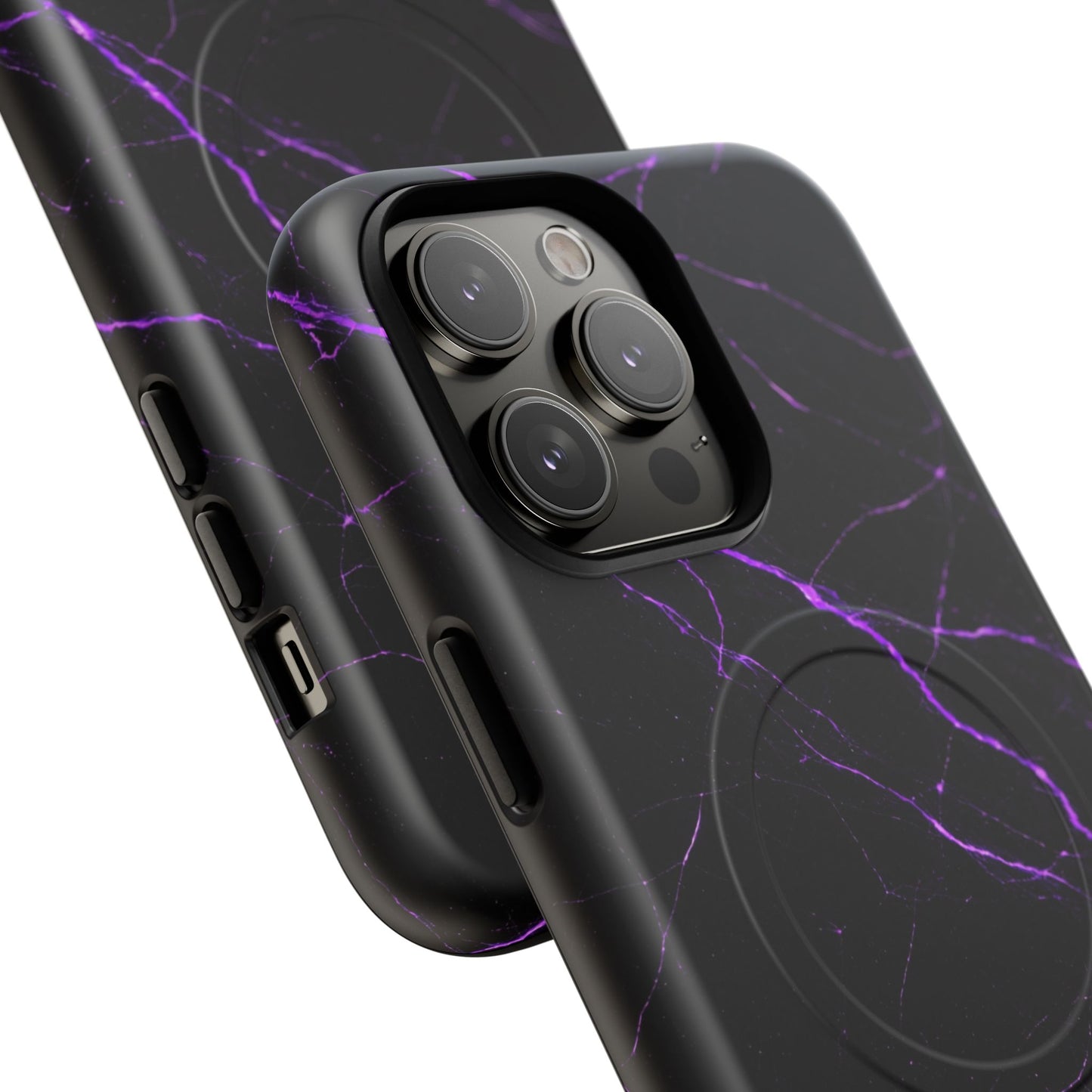 Nexora Purple Marble Magnetic Phone Case