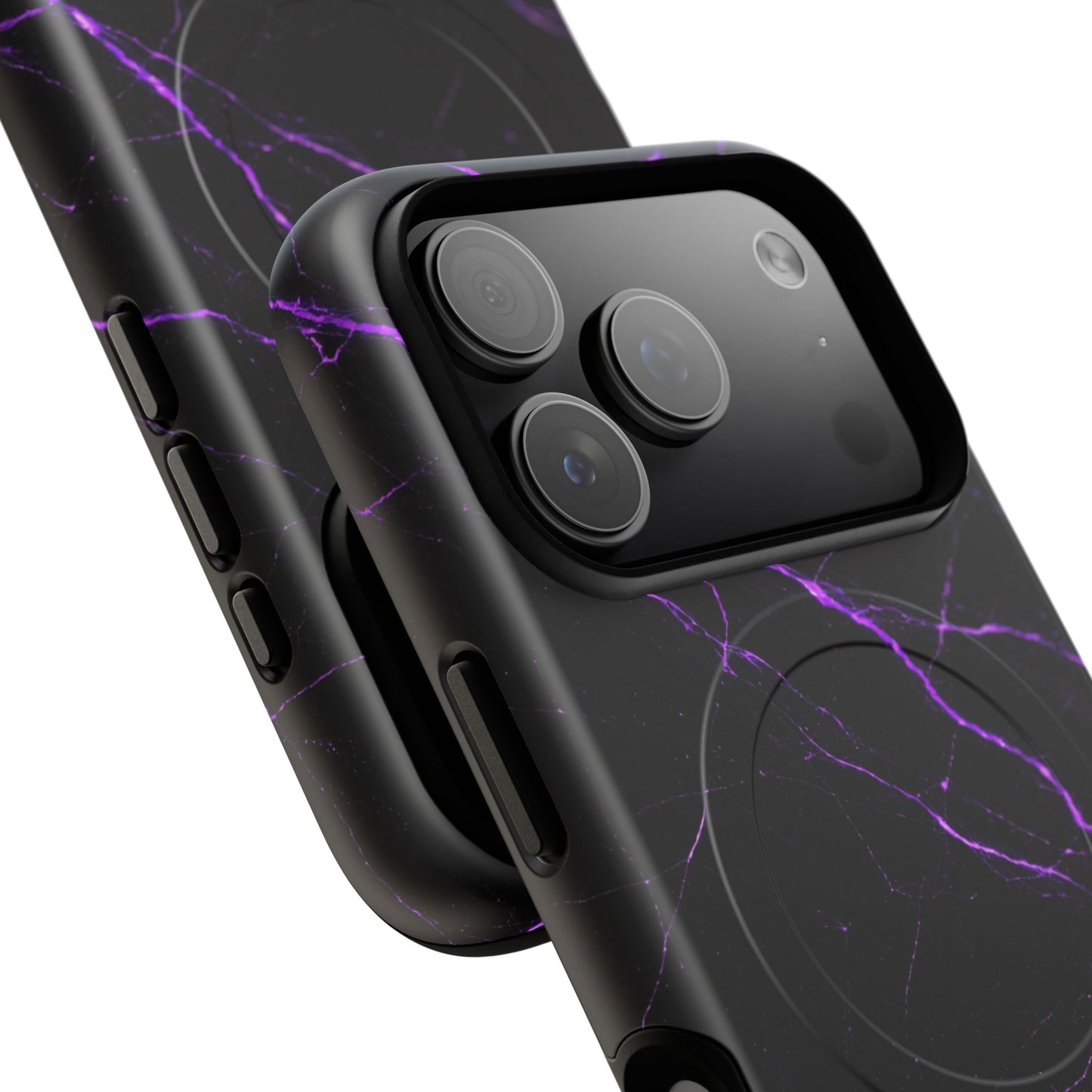 Nexora Purple Marble Magnetic Phone Case