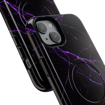 Nexora Purple Marble Magnetic Phone Case