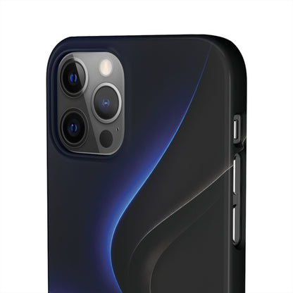 Phone Case — Nexora Blue Wave Matte Snap Case