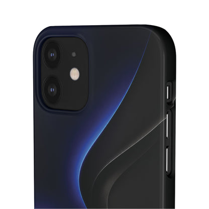Phone Case — Nexora Blue Wave Matte Snap Case