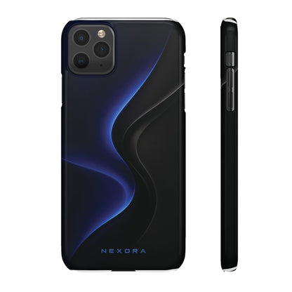 Phone Case — Nexora Blue Wave Matte Snap Case
