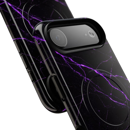 Nexora Purple Marble Magnetic Phone Case
