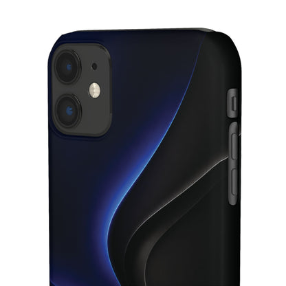 Phone Case — Nexora Blue Wave Matte Snap Case