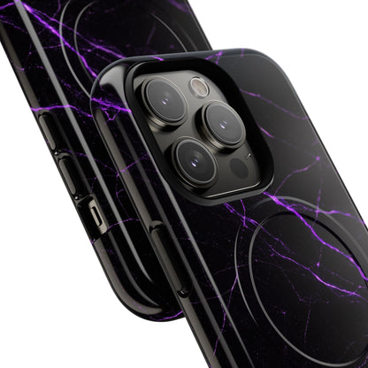 Nexora Purple Marble Magnetic Phone Case