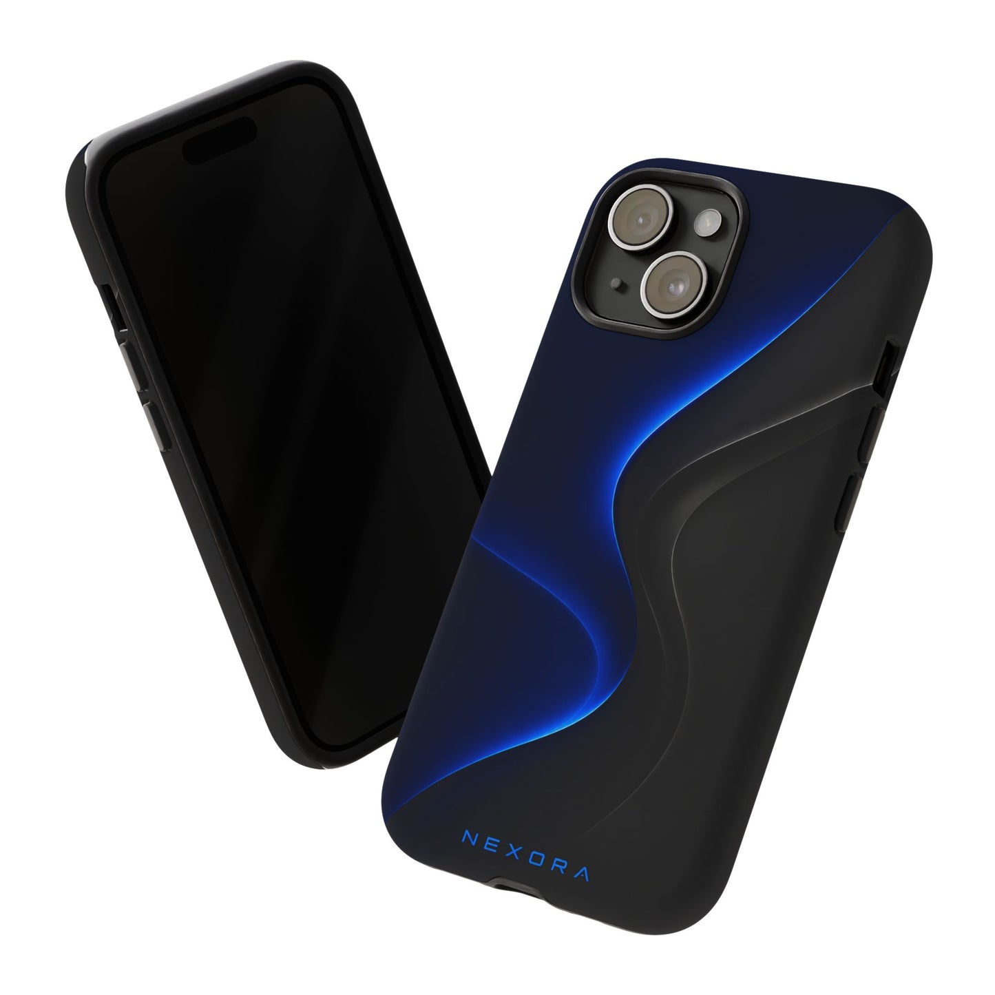 Phone Case — NEXORA Blue Wave Tough Protective Case
