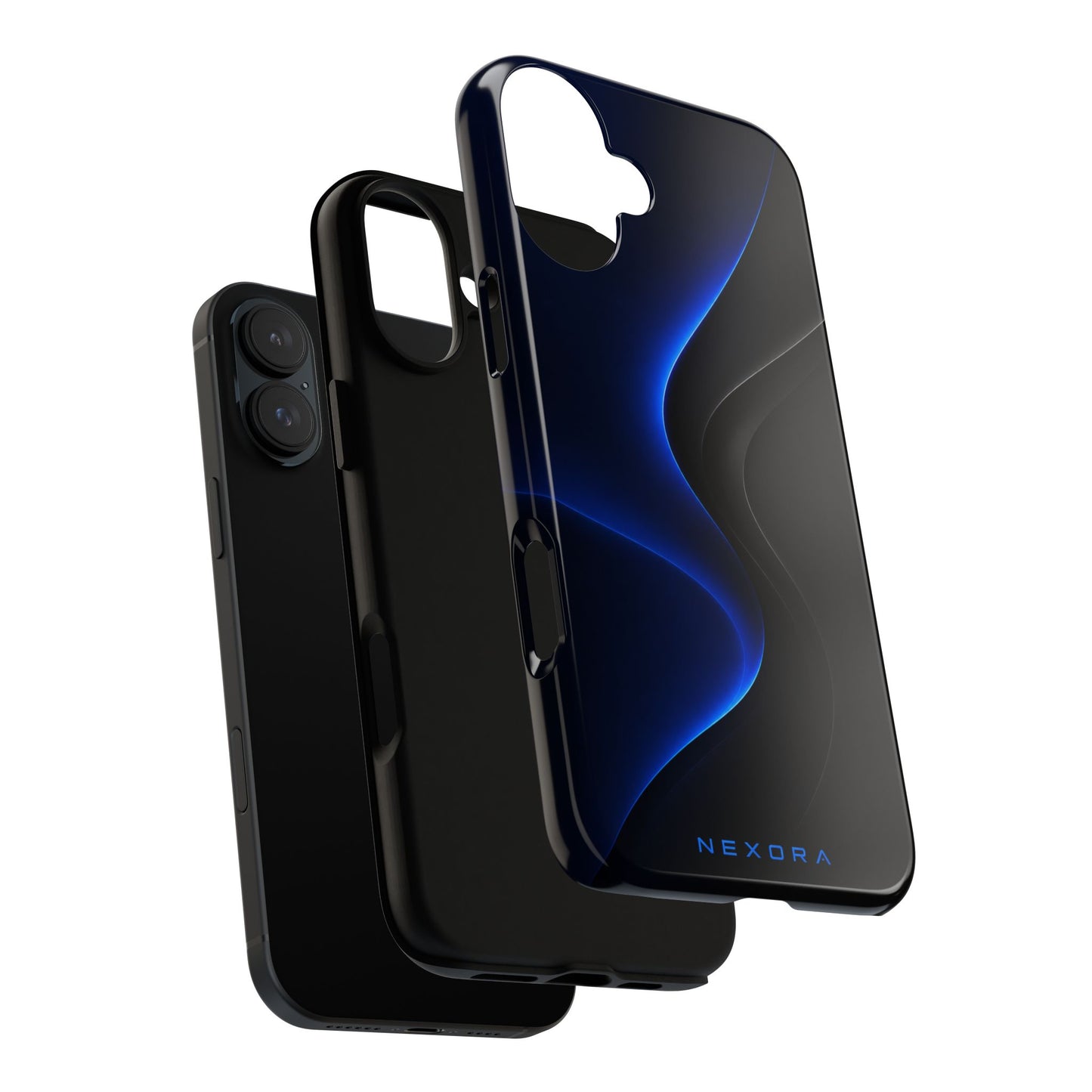 Phone Case — NEXORA Blue Wave Tough Protective Case