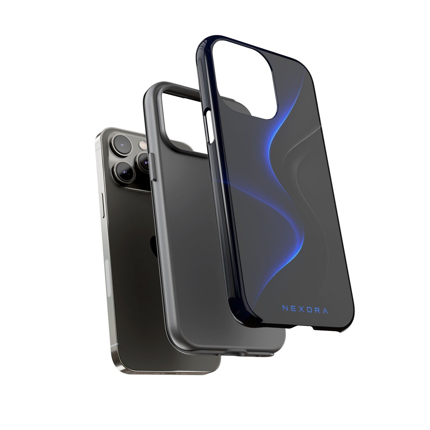 Phone Case — NEXORA Blue Wave Tough Protective Case