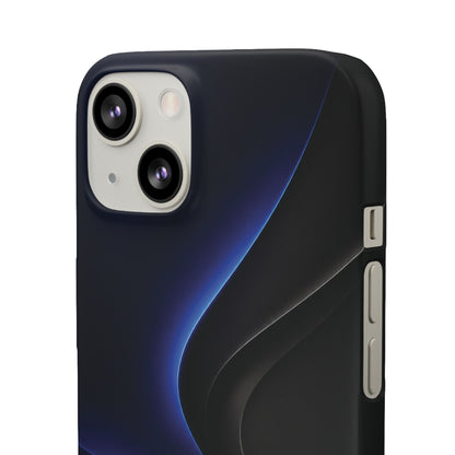 Phone Case — Nexora Blue Wave Matte Snap Case