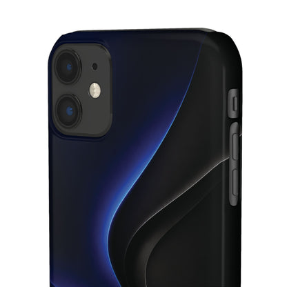 Phone Case — Nexora Blue Wave Matte Snap Case