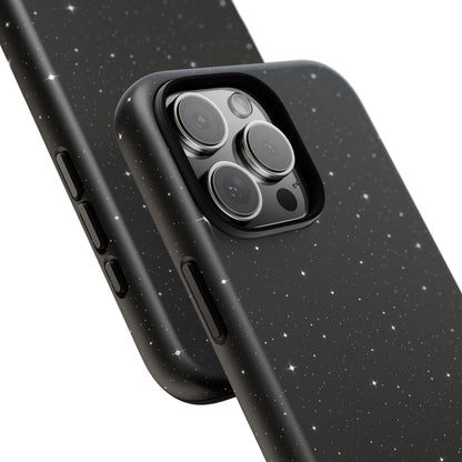 Nexora Galaxy Tough Phone Case — Black Stardust Protective Case