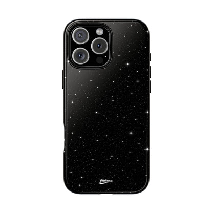 Nexora Galaxy Tough Phone Case — Black Stardust Protective Case