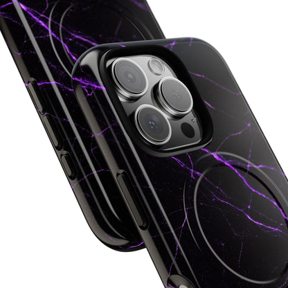 Nexora Purple Marble Magnetic Phone Case